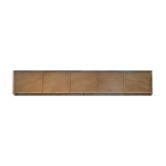 Low row with multiple sliding doors