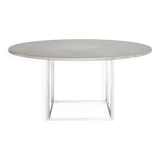 Table à manger "PK54" emblématique danoise du milieu du siècle par Poul Kjærholm, années 1960.