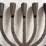 Old candelabra with 7 wrought iron branches