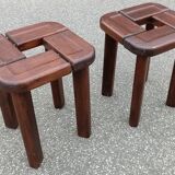 Pair stools by Olof Ottelin for Stockmann, Finnland 1958
