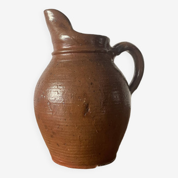 Stoneware pitcher