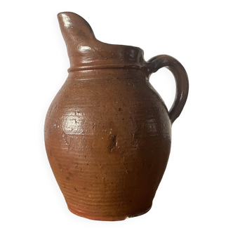 Stoneware pitcher