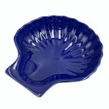 Enamel ceramic shell dish