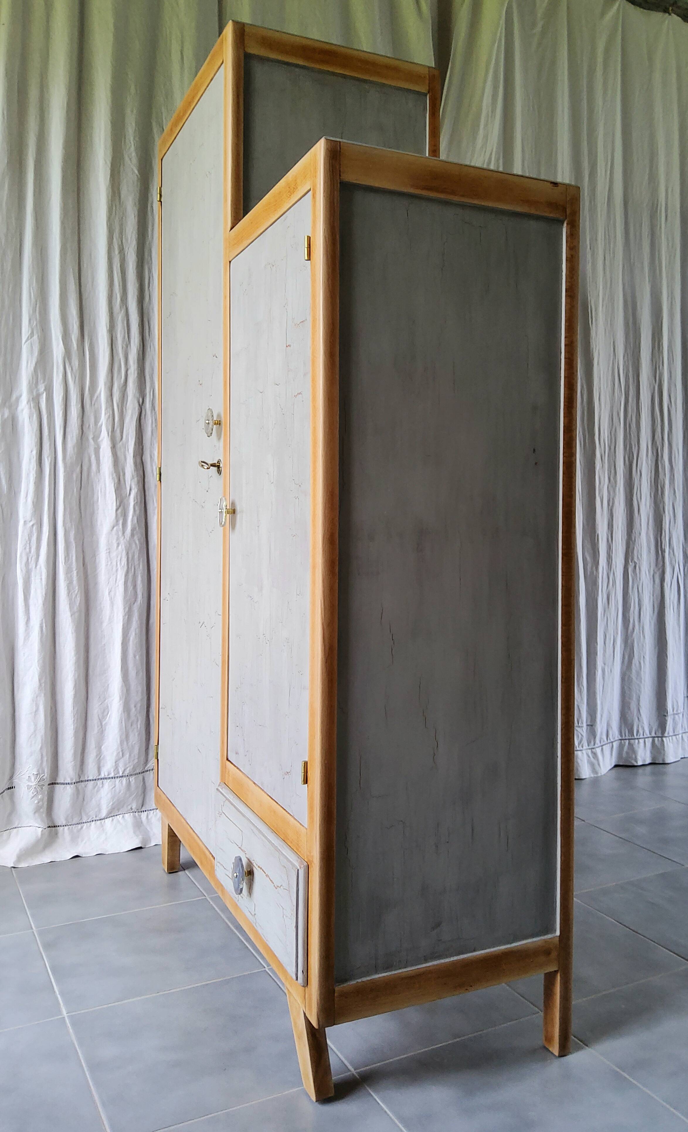 Asymmetrical Parisian wardrobe