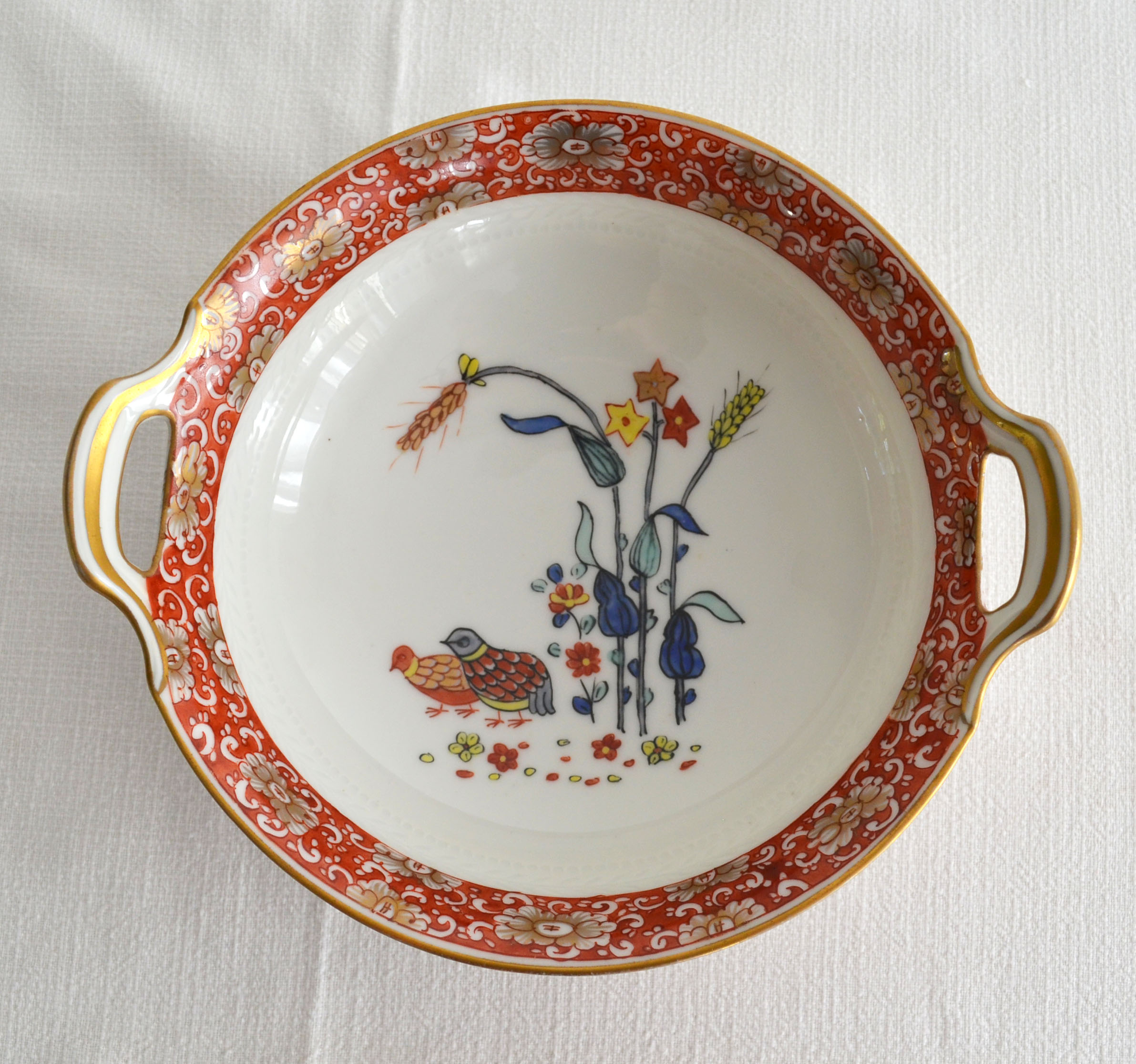 Cups and bowl in haviland porcelain