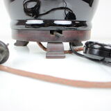 Art Deco lamp with loudspeaker, Stilton, 1930s, Czechoslovakia