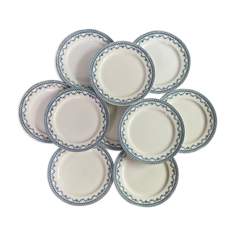10 flat plates Arras Sarreguemines