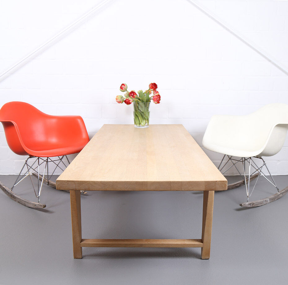 Coffee Table ML 115 by Illum Wikkelsø for Mikael Laursen Light Oak Danish Design