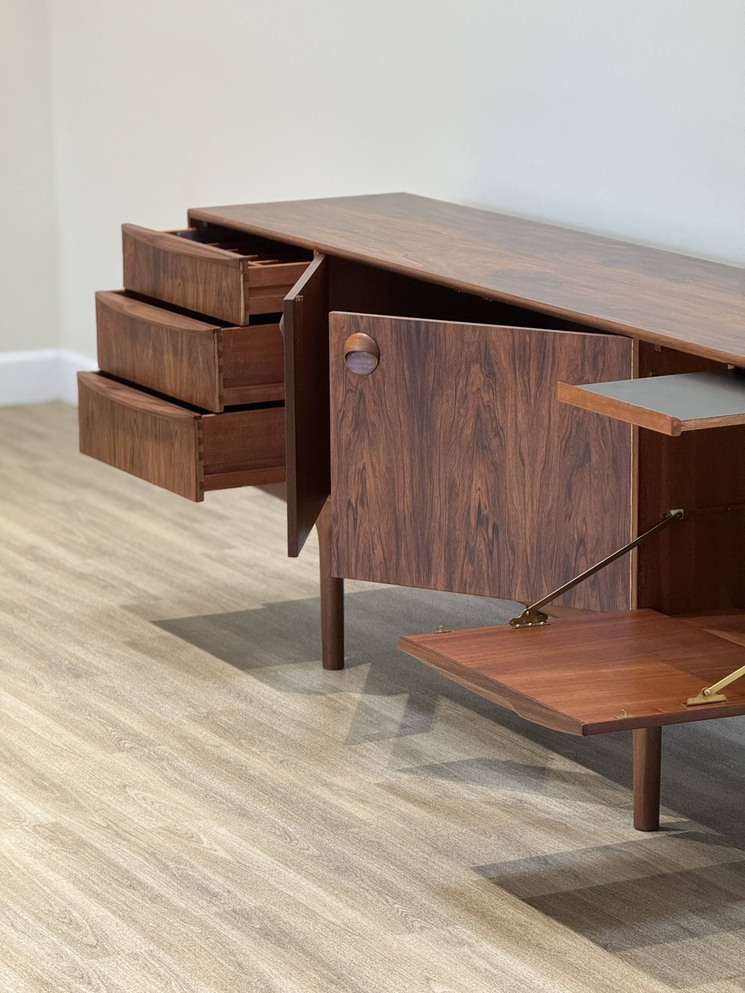 McIntosh long sideboard in Rosewood.