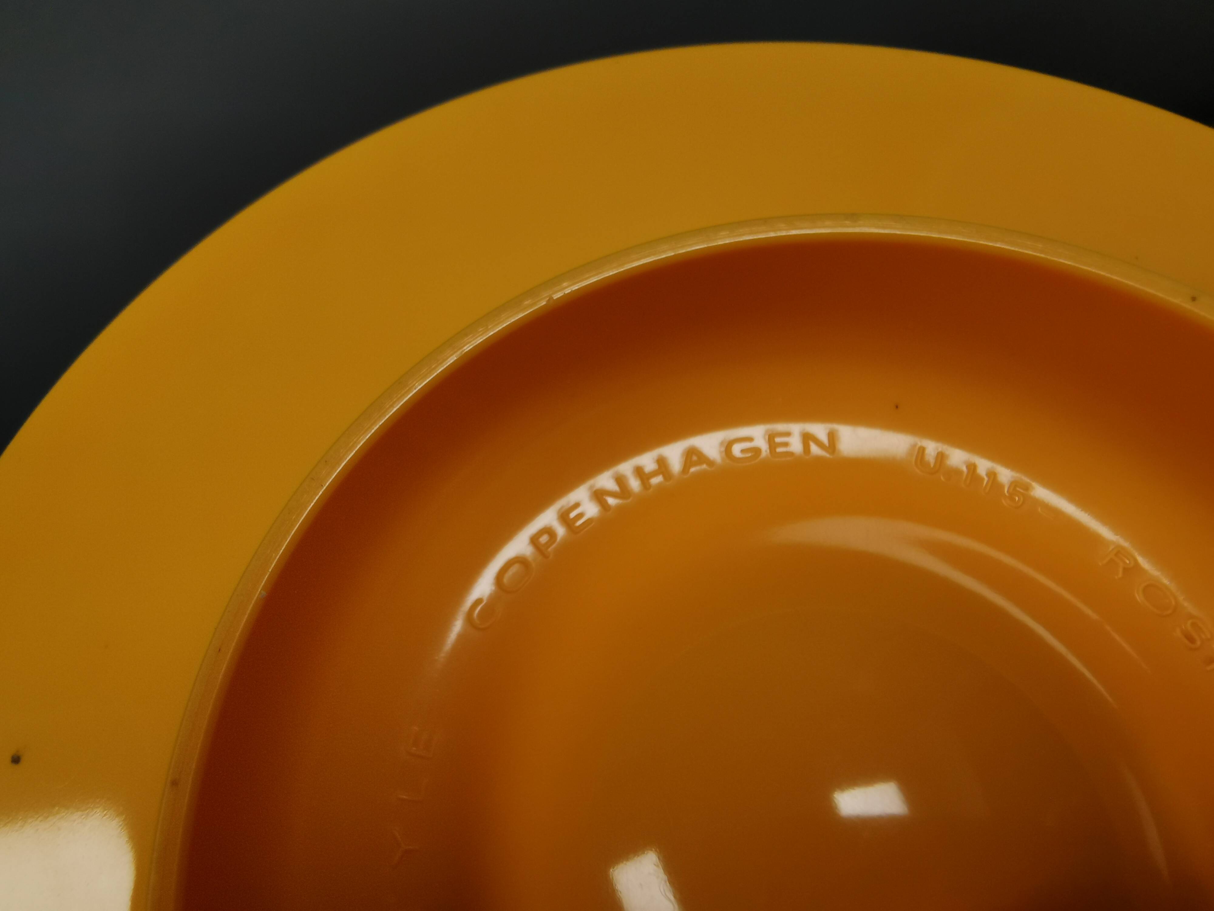 6 Rösti egg cups, Denmark, 1970s.