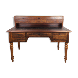 Louis-Philippe stepped mahogany desk