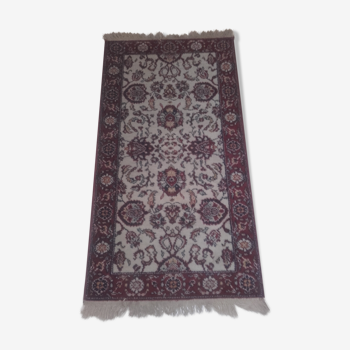 Oriental rug pure wool 61x127cm