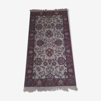 Tapis oriental pure laine 61x127cm