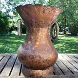 Old copper vase
