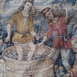 Vintage French tapestry wall hanging by Marc Waymel, 91cm x 117cm, 1960s