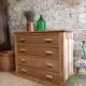 Meuble de métier, commode en chêne massif
