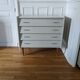 Vintage chest of drawers with spindle legs