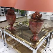 Italia lounge coffee table and vintage sofa tips ITALIA by Willy Rizzo 1970