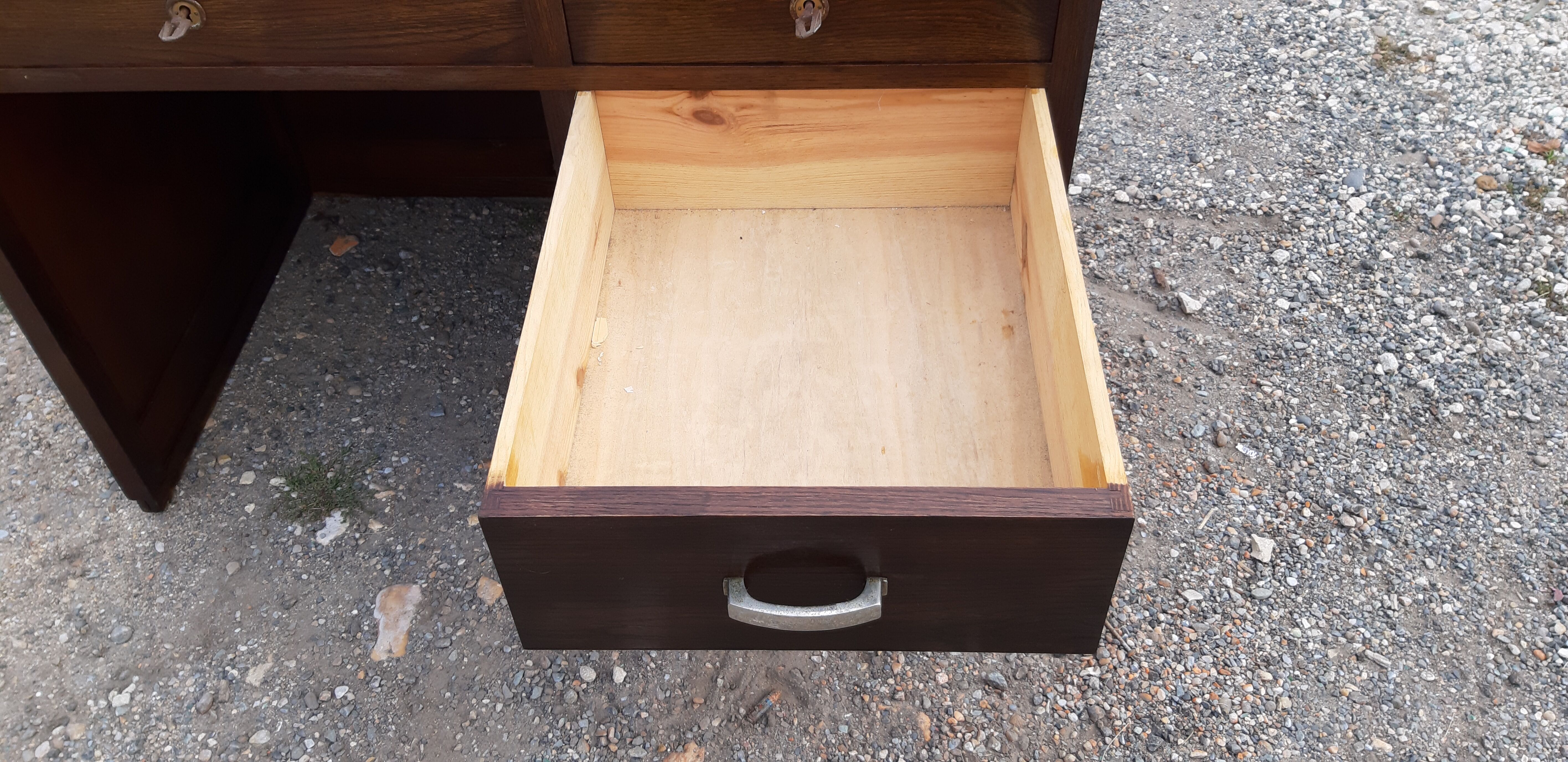 Oak wood desk from the 1930s