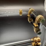 Beveled mirrored tray, Art Deco 1940, Saint-Gobain France