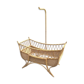 Child bed in rattan 1970