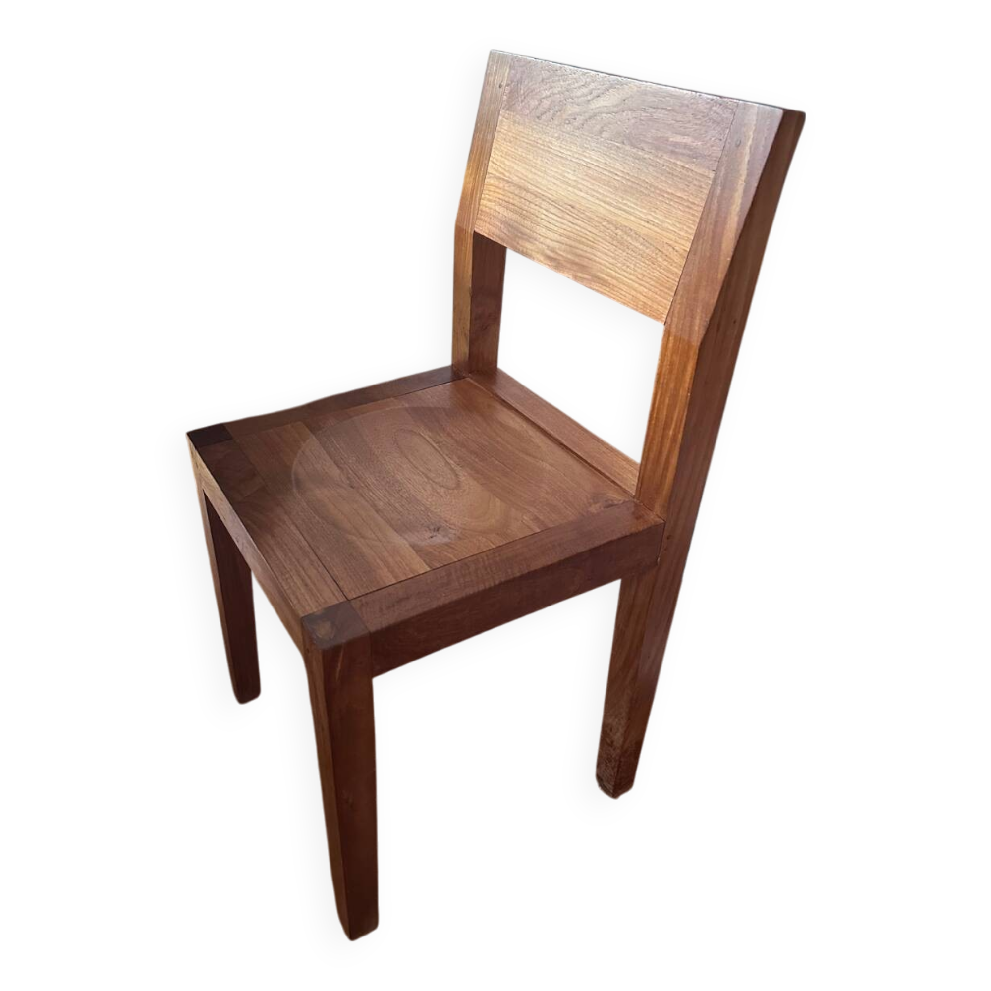 Set of 4 Ethnicraft teak chairs
