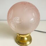 Deveau vintage globe table lamp