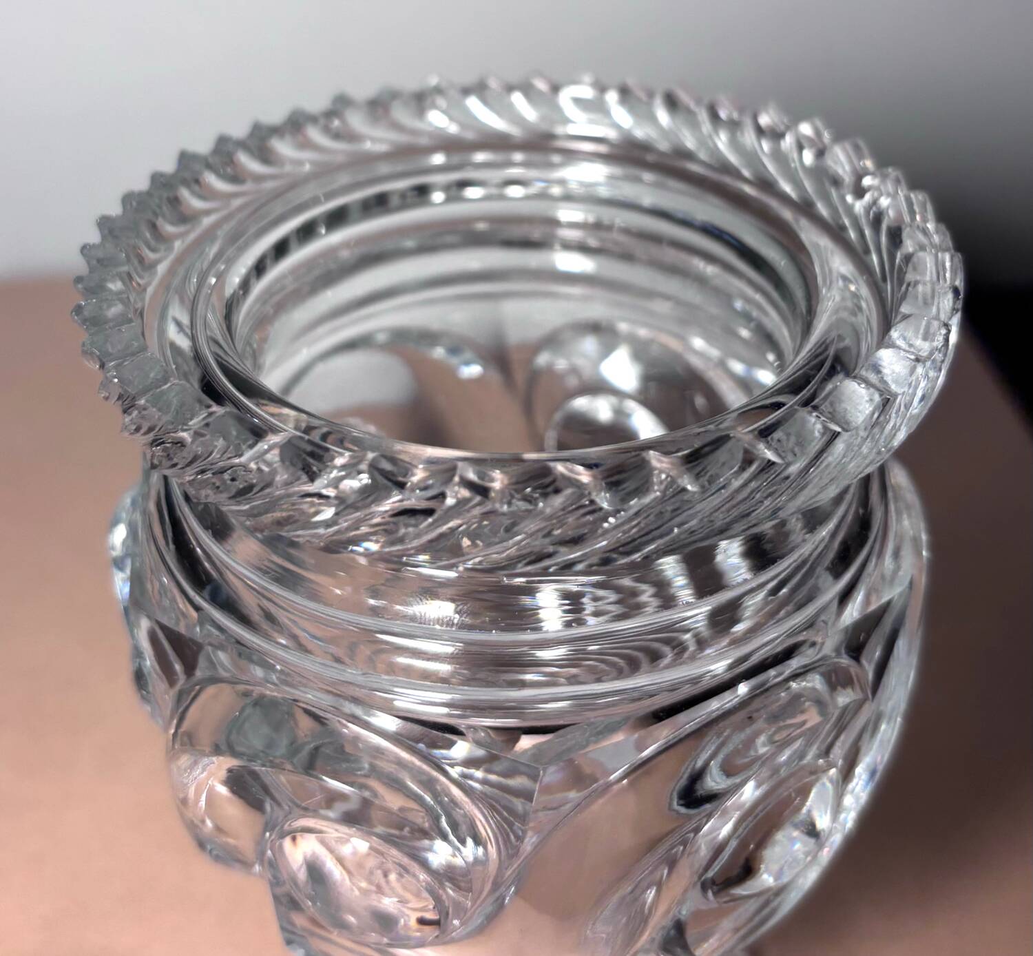 Baccarat mustard pot