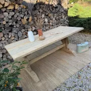 Table monastère 188cm frêne massif