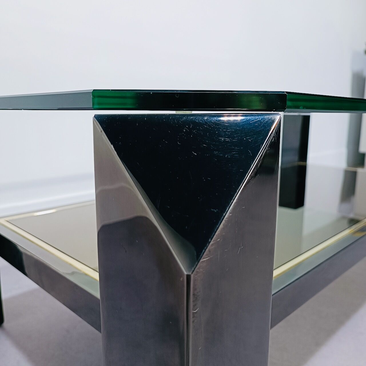 Belgo chrom black coffee table