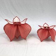 Ensemble de lampes suspendues en tissu Lotus