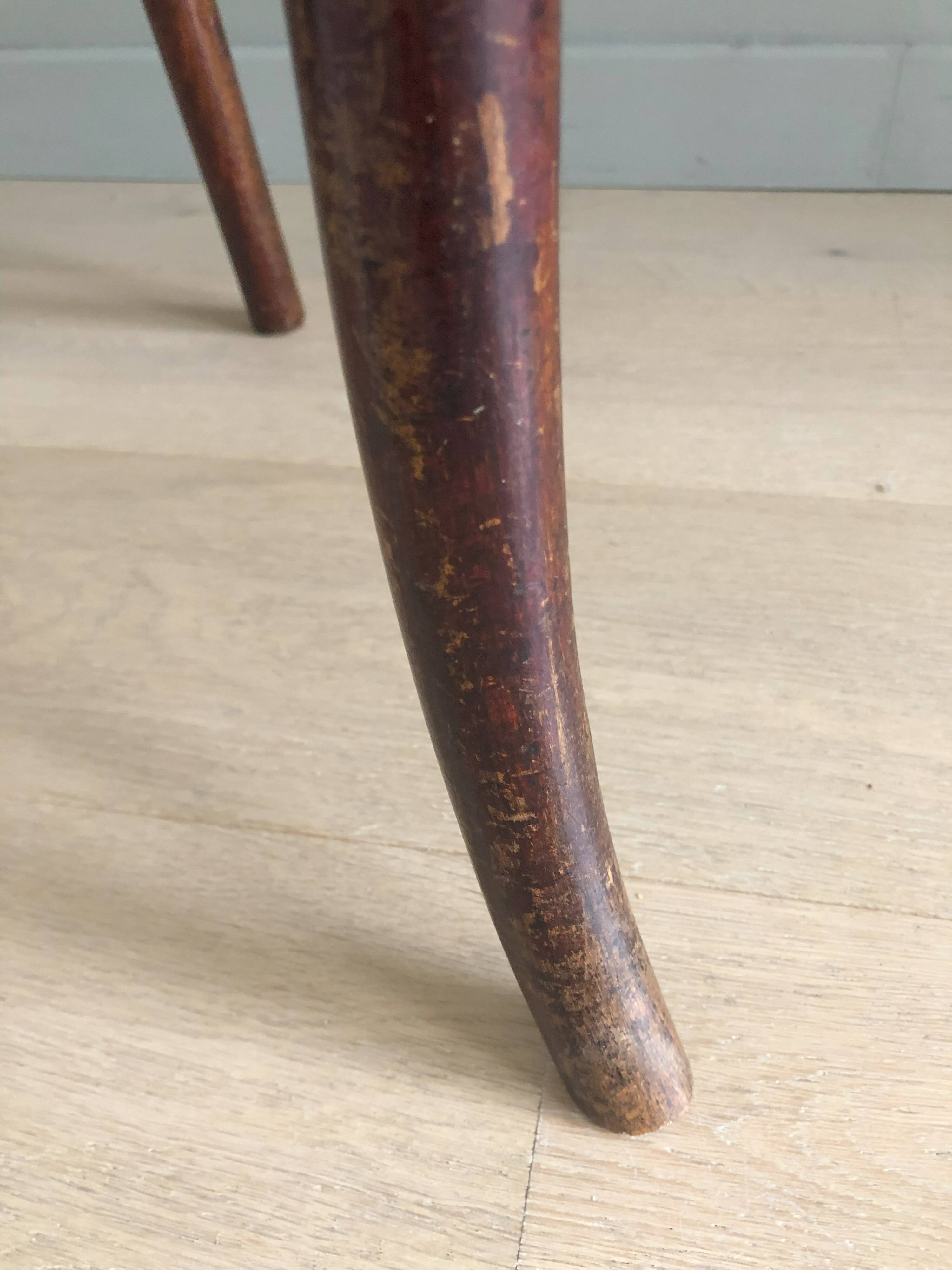 Vintage caned bistro chair