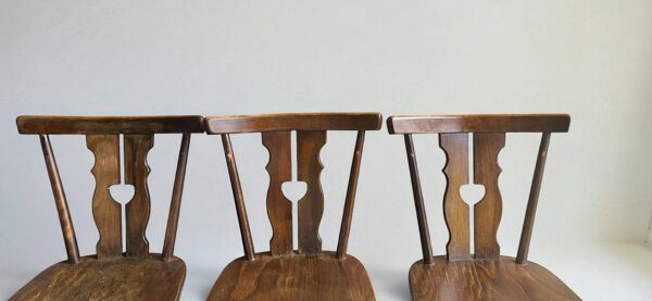 4 chaises bistrot vintage 1960's