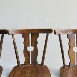 4 chaises bistrot vintage 1960's