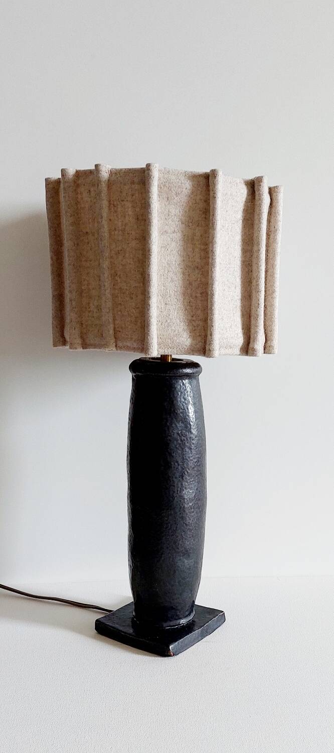 Vintage terracotta lamp