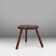 Hand-Carved Wood Tripod Stool, France, 1900s