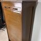 Vintage wooden filing cabinet / shutter cabinet / column cabinet