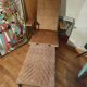 Braided rattan chaise longue 1920-30