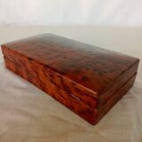 Solid cedar magnifying glass box