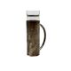 Modern silverplated and glass cruet mod. Oilvine, Lino Sabattini Italy 1970