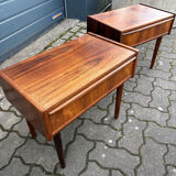 Early Pair of Danish Bedside Tables 1960s