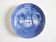 Assiette porcelaine bleu danemark scène désert