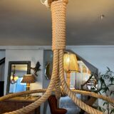 Berthes Glasser 1970 rope chandelier