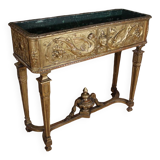 19th century gilded wood planter