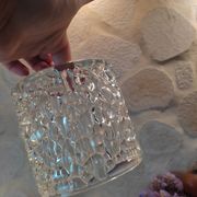 Tulipe en verre moulé