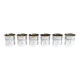 Hippolyte Fournerot - 6 Silver Liqueur Glasses