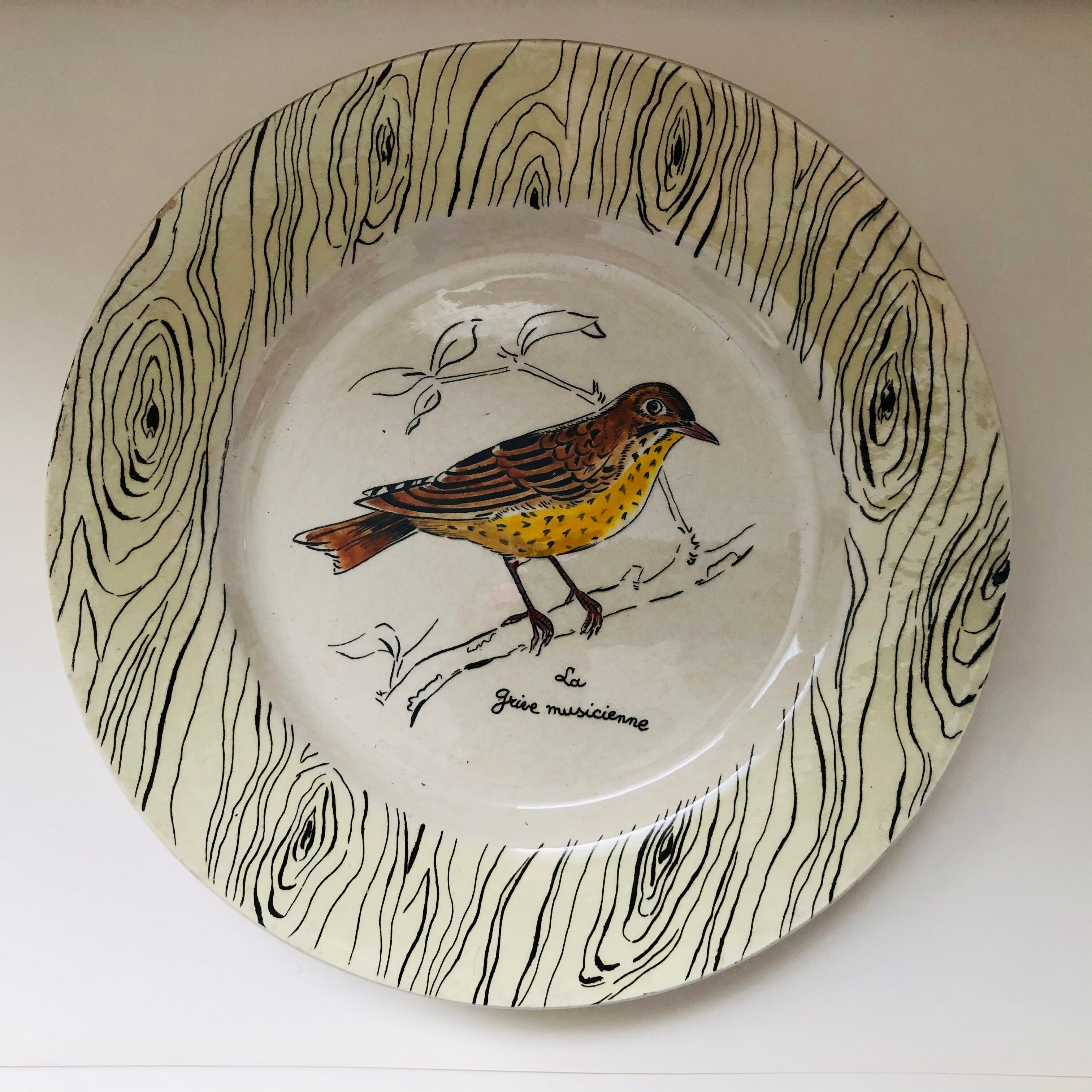 Set of 6 Gien flat plates