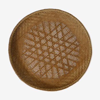 Large round rattan top