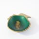 Brass catchall in Austrian design from the 1950s.