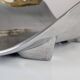 Aluminium and brass log holder by David Marshall, Spain, 1980s